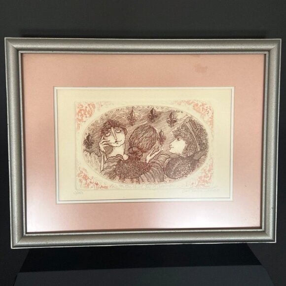 Carol Travers Lummus Original Signed & Numbered Artwork  3/250 Etching Painting - Picture 1 of 12